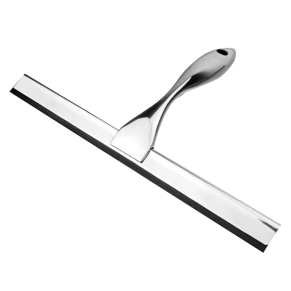 

T Shape Wall Mount Shower Squeegee Home Rustproof Cleaning Kitchen Portable All-Purpose Doors Window Stainless Steel Mirror