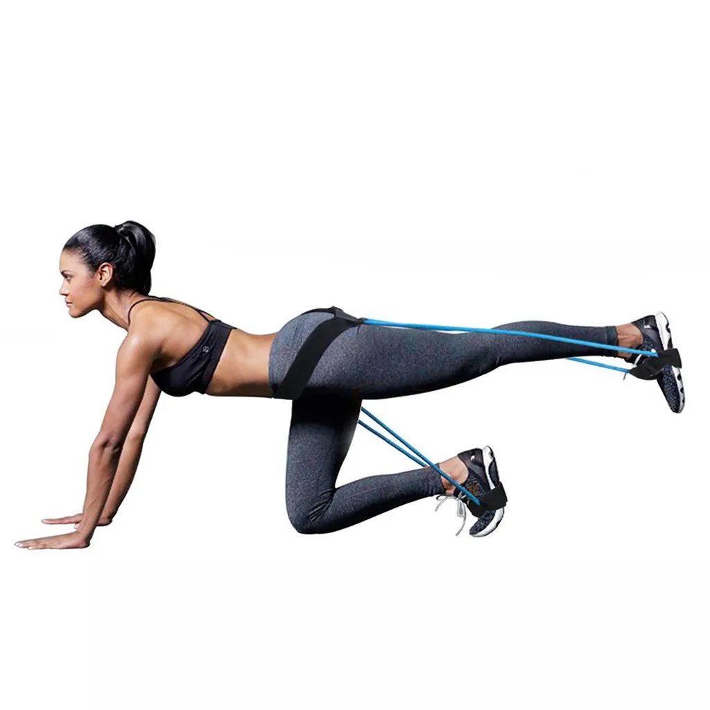 Эластичная лента для педалей женщин ремень тренировок и фитнеса тела подъема