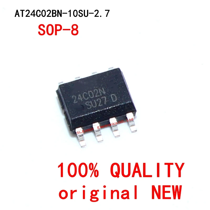10 шт. 24C02 24C02N SOP AT24C02N SOP8 AT24C02BN-SH-T SOP-8 SMD новый и оригинальный микросхема IC |