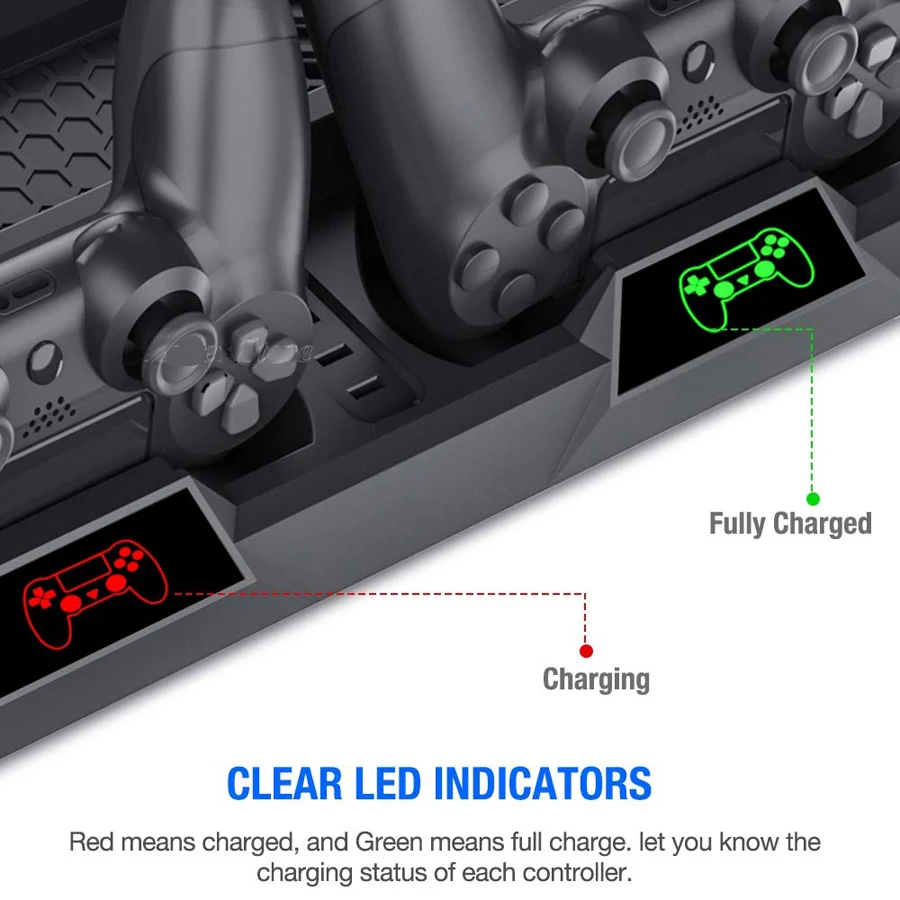 Подставка с охлаждающим вентилятором кулер двойной контроллер зарядное
