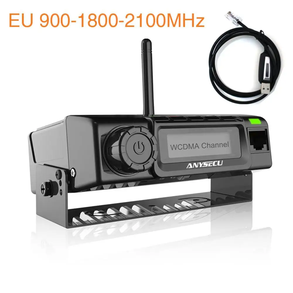 EU90018002100MHz-USB ANYSECU 3g сеть радио 3g-w1 с gps WCDMA GSM автомобиль двухстороннее радио работает с реальным-ptt - Цвет: EU90018002100MHz-USB