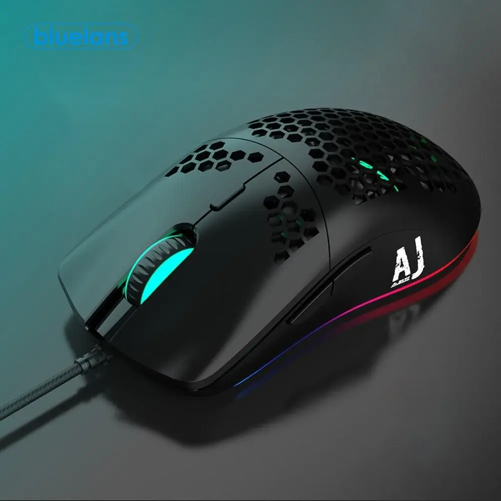 

Проводная игровая мышь AJ390 с 6 светодисветильник светодиодный, 16000DPI, 7 клавиш