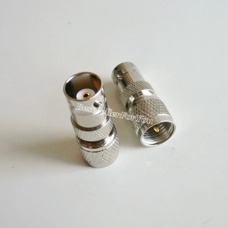 1 шт. коннектор Mini UHF MINIUHF штекер к BNC гнездо прямой RF коаксиальный адаптер