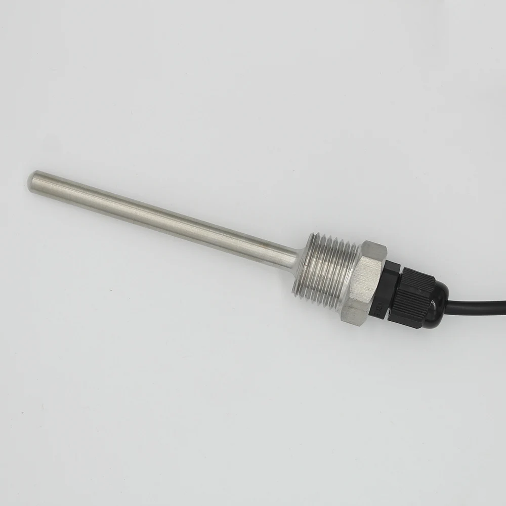 1x Цифровой Датчик температуры DS18B20 G1/2 &quotрезьбовой зонд диаметром 7 мм 1 м 3 жильный