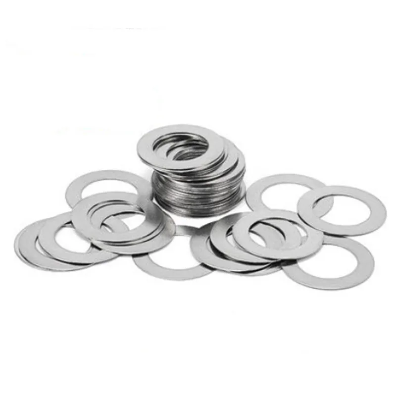 

M3-M30 Thin shim washer SUS304 Thickness 0.2mm Stainless steel Flat Washer Ultra thin gasket High precision Adjusting gasket A1