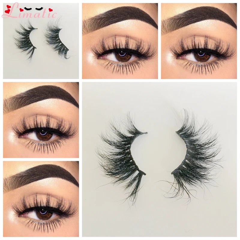 Норковые ресницы 27 мм накладные 5D полосы для макияжа Драматические Длинные