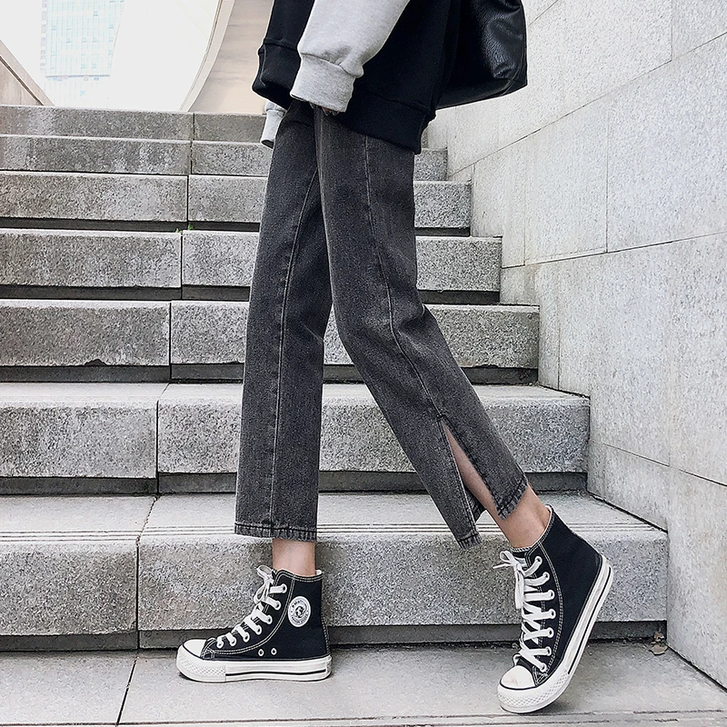 Mozuleva весенние модные женские джинсы 2020 с высокой талией прямые для женщин