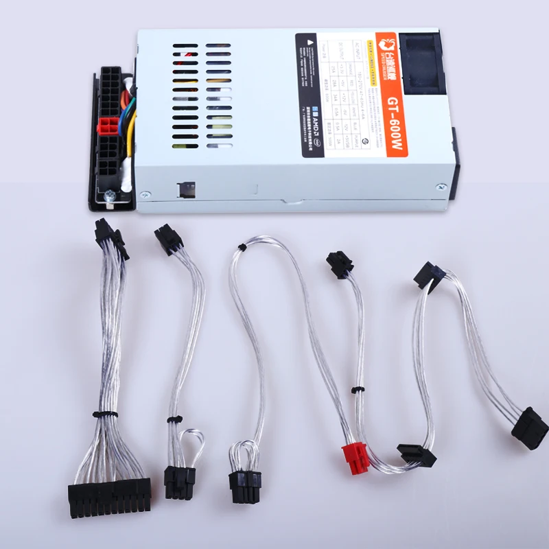 Гибкий блок питания для ПК 500 Вт полный модуль 7025B маленький 1U PSU мини-Чехол