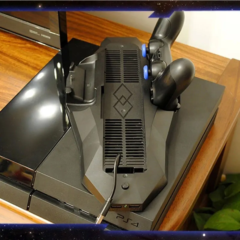 Подставка для вентилятора PS4 вертикальная подставка зарядки контроллер подходит