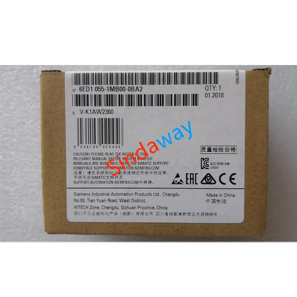 

NEW ORIGINAL 6ED1055-1MB00-0BA2 LOGO! DM8 12/24R, EXP. MODULE PU/I/O: 12, 24V/12V/24V/RELAIS, 2TE, 4 DI/4 DO FOR LOGO! 8