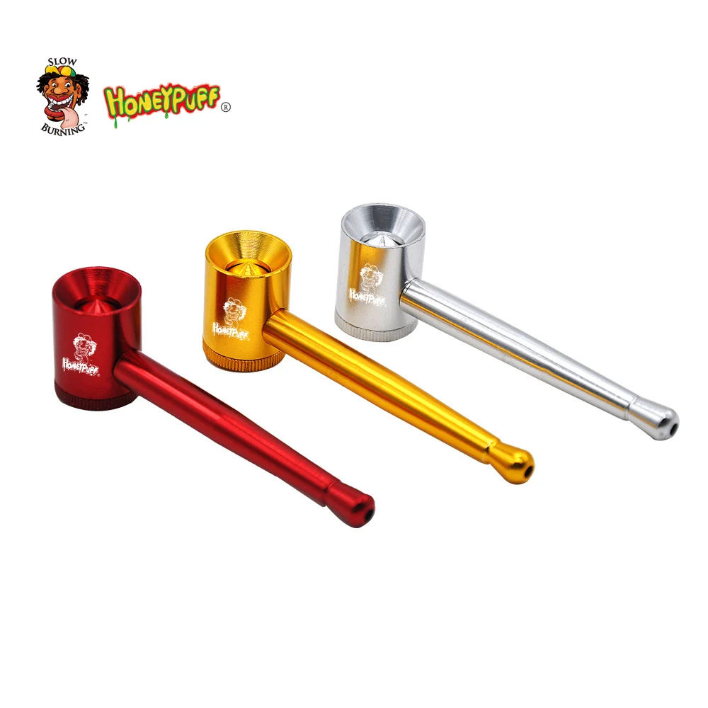 HONEYPUFF металлическая курительная трубка авиационная алюминиевая 14 мм чаша легкая