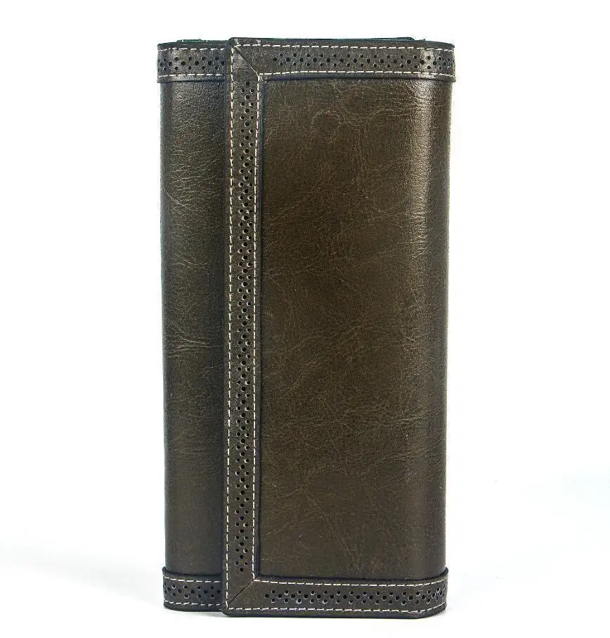 Army Green Новые женские кошельки из натуральной кожи, женские кожаные кошельки, роскошные дизайнерские женские кошельки с длинным карманом для телефона, Дамские кошельки - Цвет: Army Green