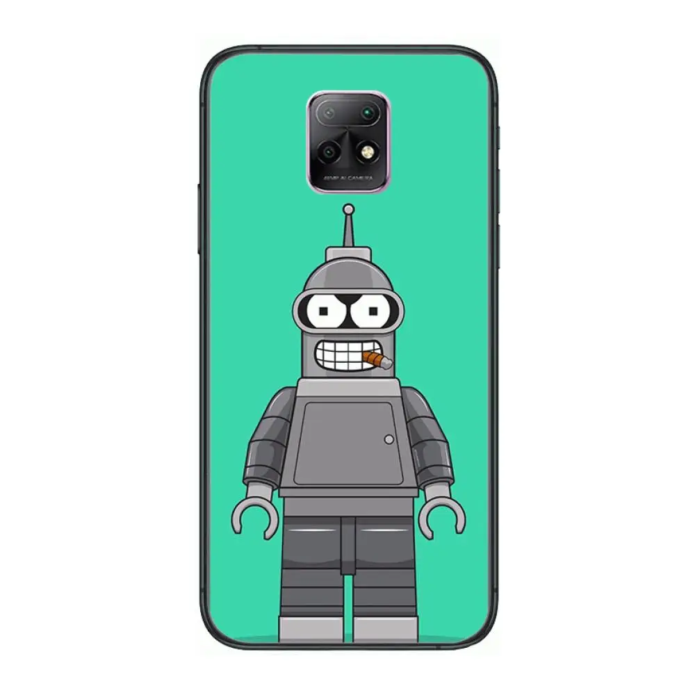

robot Case study Phone Case For XiaoMi Redmi 10X 9 8 7 6 5 A Pro S2 K20 T 5G Y1 Anime Black Cover Silicone Back Pretty