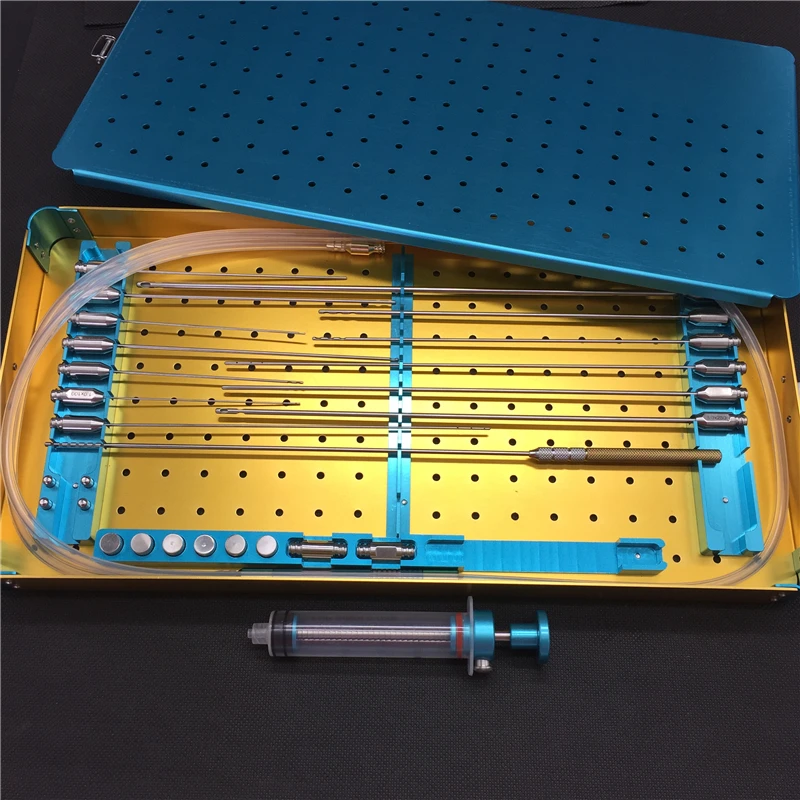 Жир cannula комплект коробка стволовых клеток липосакция жира передача липосакции с