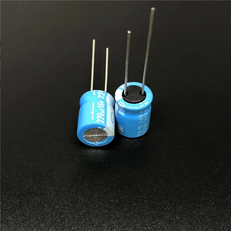 100pcs 220uF 16V NICHICON BT Series 10x12.5mm High reliable 16V220uF Aluminum Electrolytic capacitor | Электронные компоненты и
