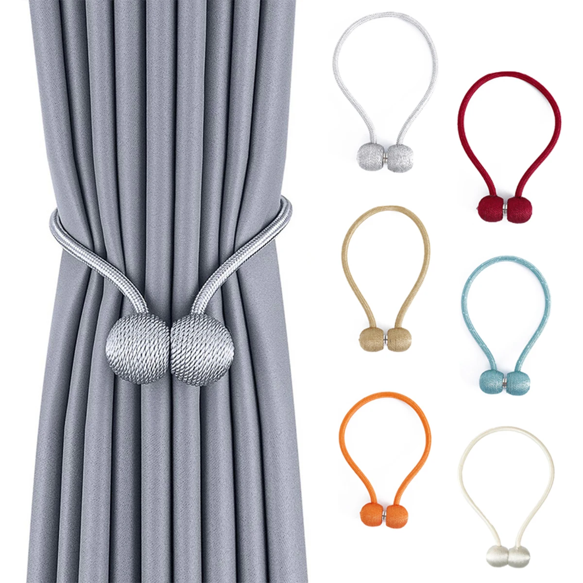 1 шт. магнитные застежки для штор зажимы галстуков пряжки аксессуары занавесок