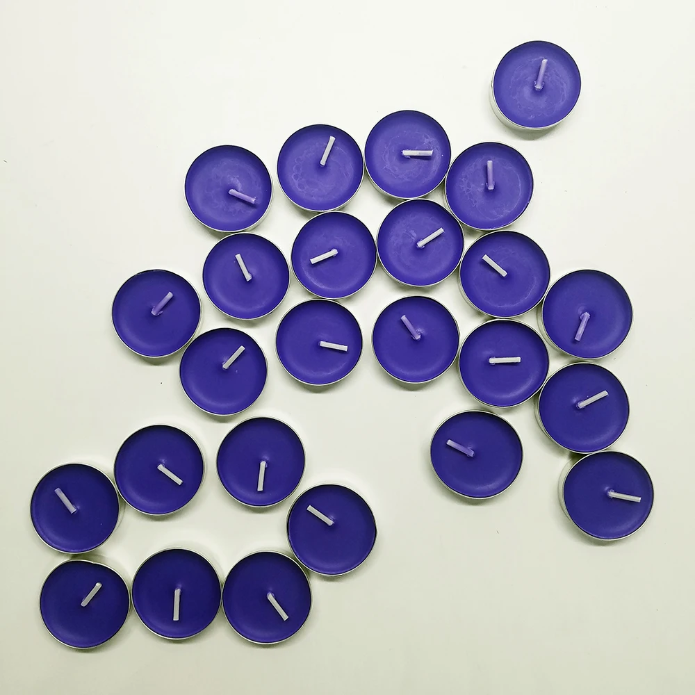 Свечи TeaLight цветные неароматические свечи для путешествий центральный элемент