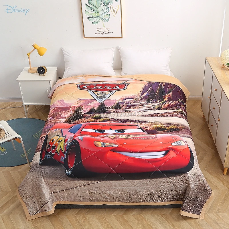 

Disney Cars Summer Quilt McQueen Thin Comforter Blanket Bedspread Coverlet for Boys Girls Kids Adult 150x200cm 200x230cm Size