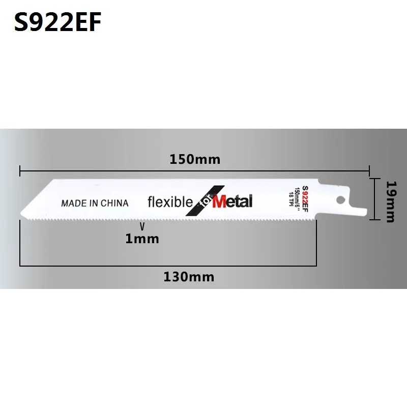 S922EF XCAN 1 шт. 150/225 мм Высокоуглеродистая сталь лобзик S1122HF S922EF S644D возвратно-поступательный пильный диск для резки древесины - Цвет: S922EF
