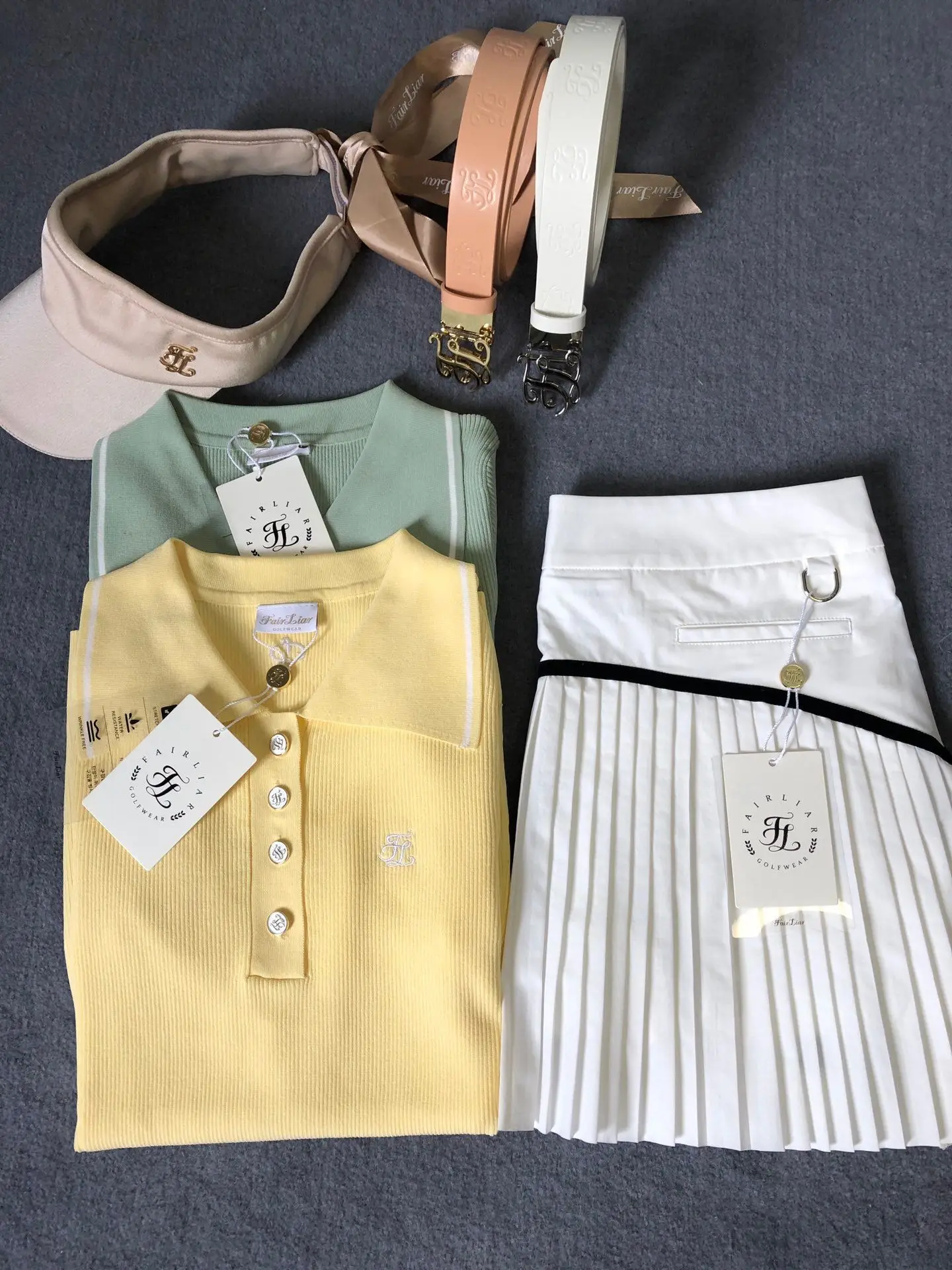 

FL Golf Women's Clothing Lapel Half Sleeve T-shirt Fashion Ladies Polo-short Sleeves