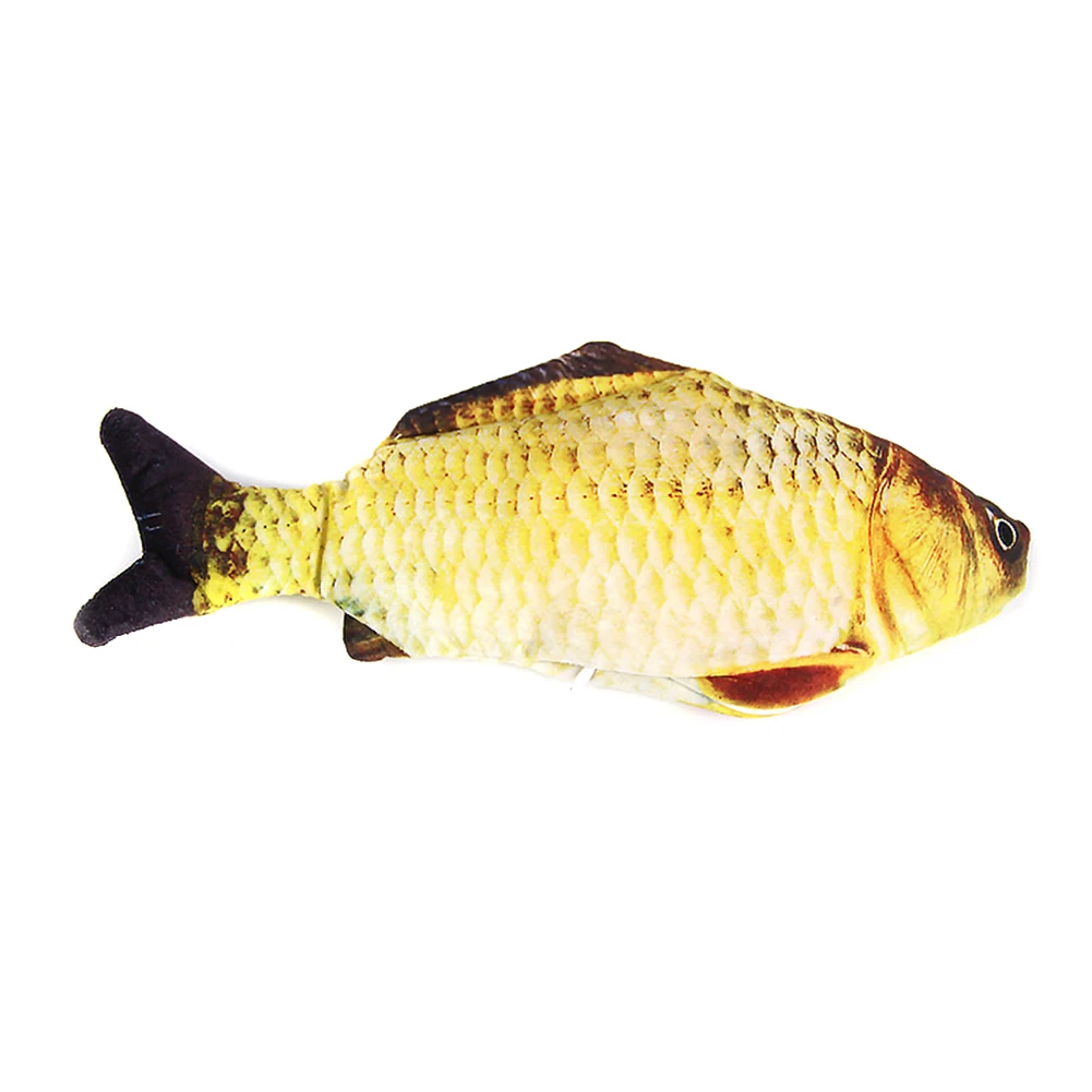 

Cat Wagging Fish Electric Realistic Plush Interactivity Fish Plush Toys Electronic Pet Toy EIG88