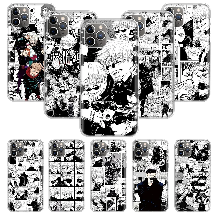 

Kento Nanami Jujutsu Kaisen Case Coque For iPhone 11 12 Pro Max 13 Mini XR X XS Max 7 8 6 6S Plus Soft Clear Cover Funda Capa