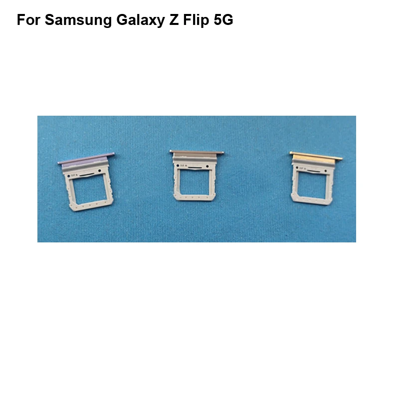 

Чехол-книжка для Samsung Galaxy Z Flip, 5G г., проверенный держатель Sim-карты, слот для карт памяти SM-F7070 F700N, 2 шт.