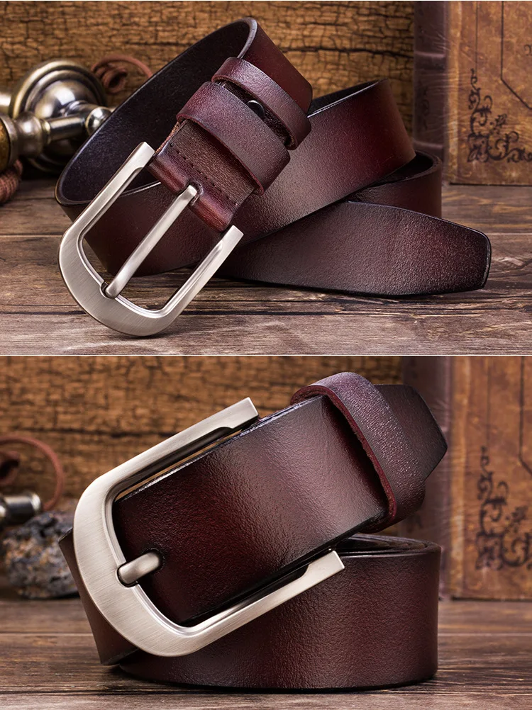

mens high quality genuine leather belt luxury designer belts men cowskin fashion Strap male Jeans for man cowboy Business Casual
