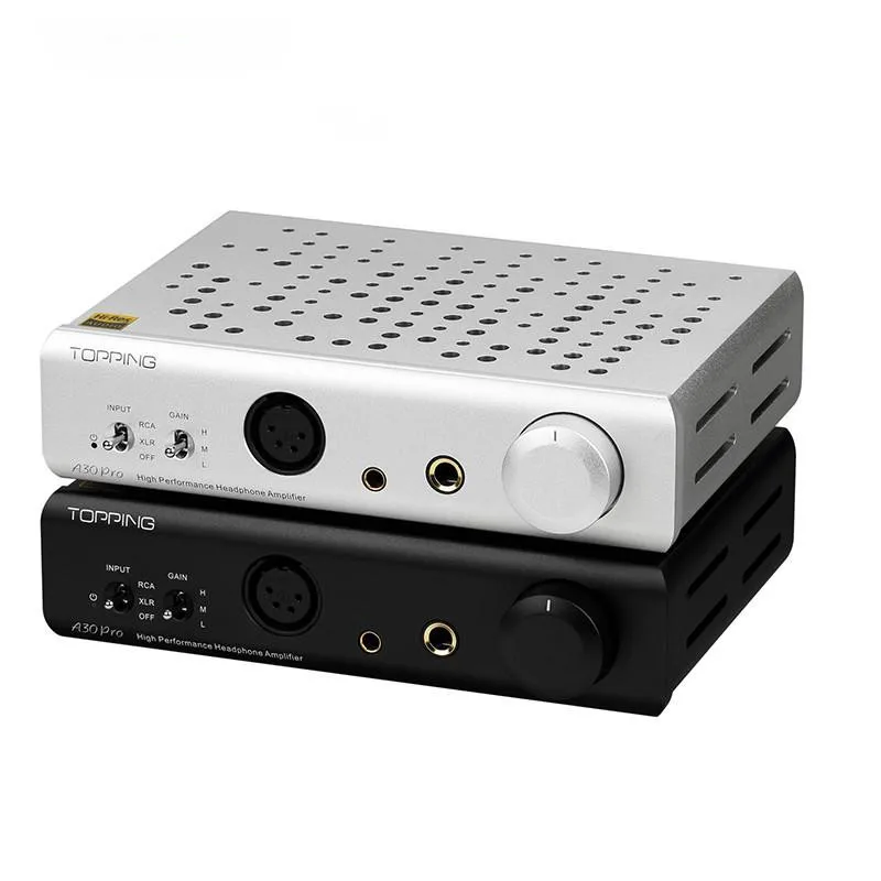 

TOPPING A30Pro Headphone Amplifier 4 Pin XLR/4.4mm/6.35mm Output Balanced Input A30 PRO Hi-Res Amplifier Hifi AMP