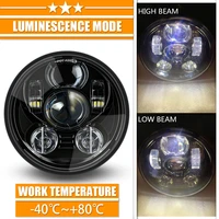 5 75 5 34 motorcycle projector 40w led lamp headlight for sportster 883 1200 iron 883 dyna street bob fxdb