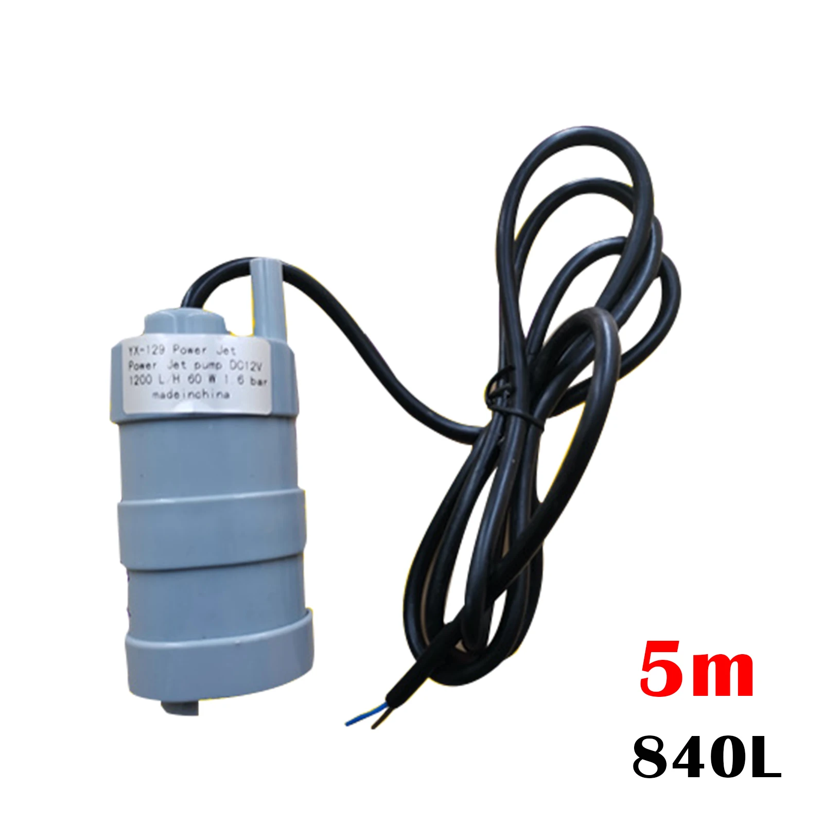

24V DC Submersible Flow Pumps 15 meters 10L/M Straight Micro Water Equipment for Engineering BENL889