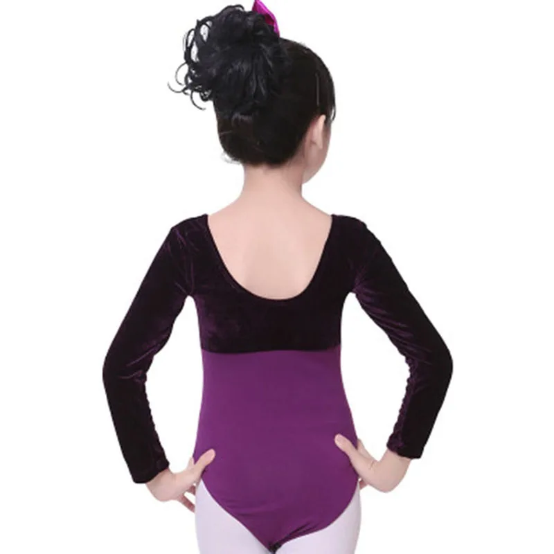 2020 новые гимнастические купальники с длинными рукавами для девочек хлопковые
