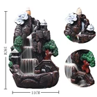 Курильница в виде дракона, подставка для благовоний с хрустальным шариком, креативное домашнее украшение