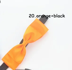 20 Factory direct children's hair band Princess double red bow hair rope baby headband full moon - Color: 20