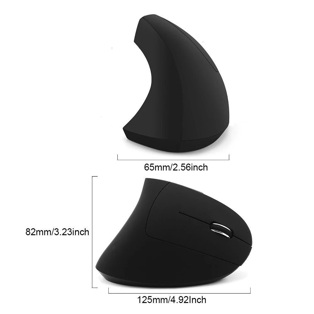 CHYI, Вертикальная Эргономичная Беспроводная Usb игровая компьютерная мышь для ноутбука, 6 кнопок, оптическая компьютерная мышь, 3d подставка, эргономичная мышь для Macbook