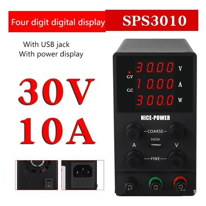 Регулируемый источник питания постоянного тока SUSWE Vc3005a 30 В 3 А 5 10 цифровой