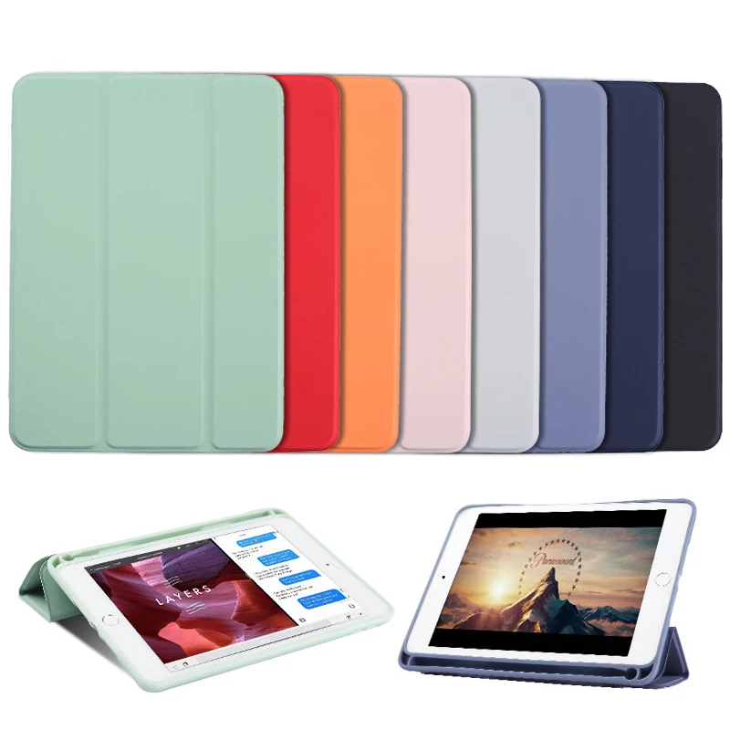 Чехол для 2021 iPad Pro 12 9 11 чехол с держателем карандашей Mini 6 5 Air 4 3 2 1 7 5th 6th Generation 10 2019