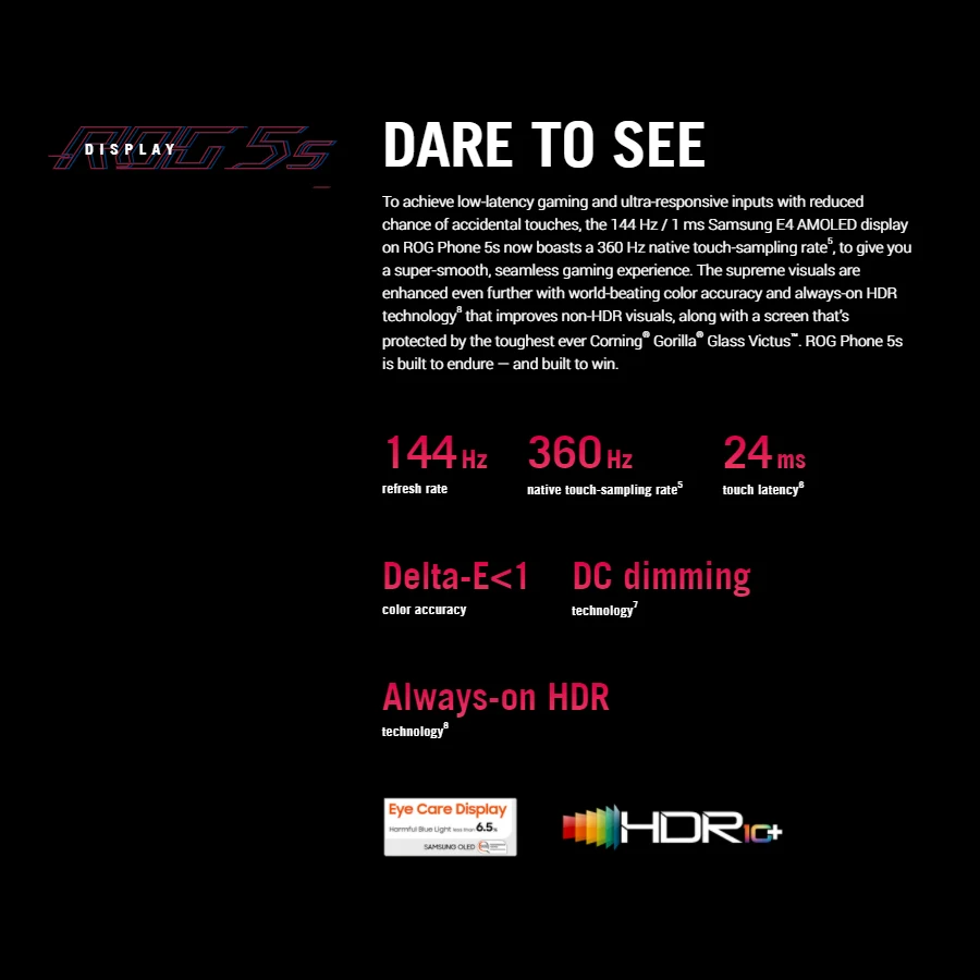 Смартфон Asus ROG версия HK телефон планшетофон дисплей 6 78 дюйма 144 Гц Snapdragon 888 Plus 6000