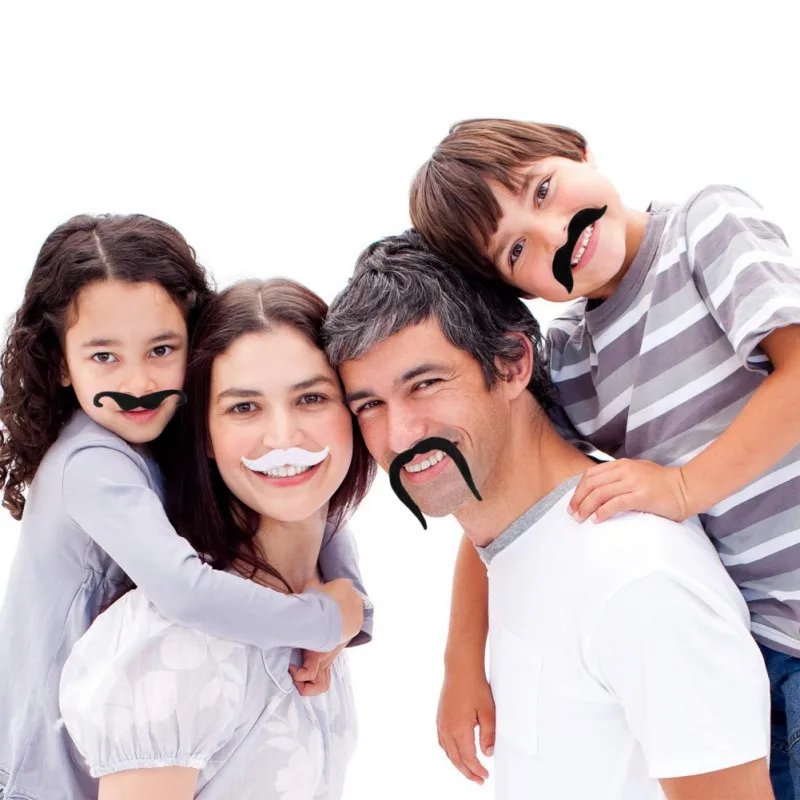 36 шт./компл. самоклеящиеся Усы с бородой и бисером| |