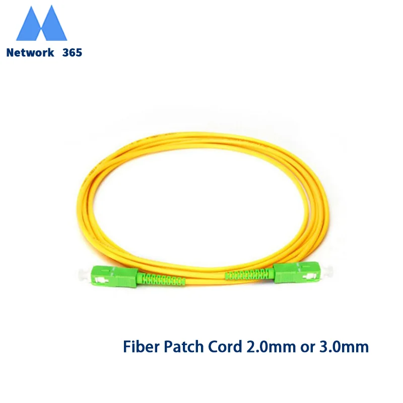 

5 штук пакет SC APC 3M симплексный одномодовый волоконно-оптический соединительный кабель 2,0 мм или 3,0 мм FTTH волоконно-оптический соединительны...