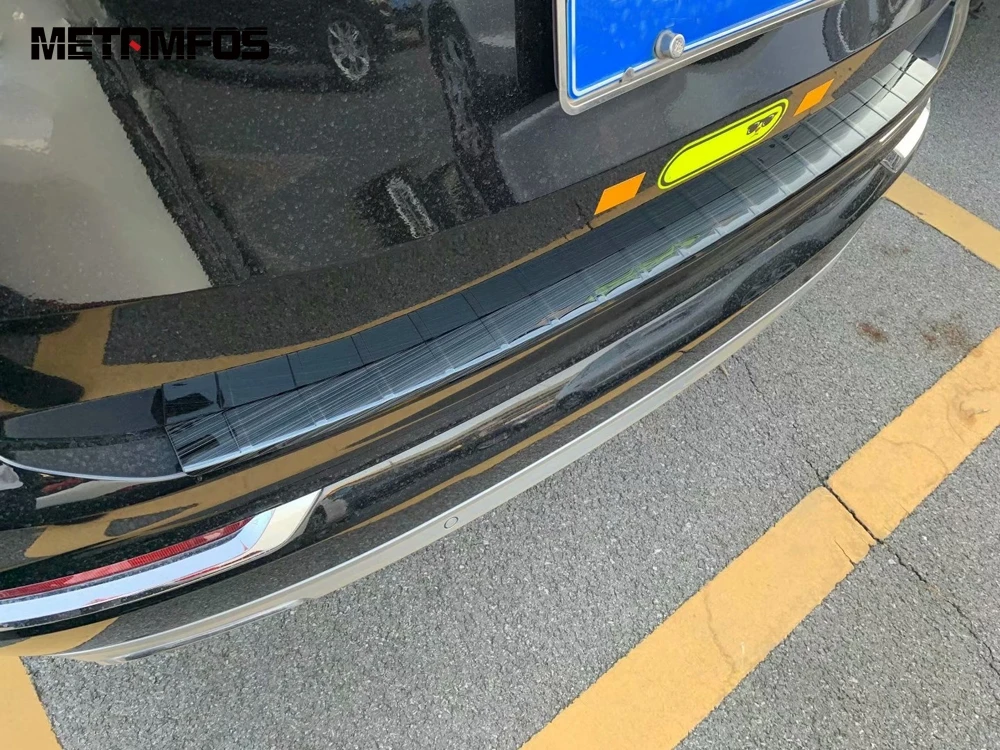 Для Volvo XC90 2016-2018 2019 2020 внешний задний бампер ног пластина задних ворот порога