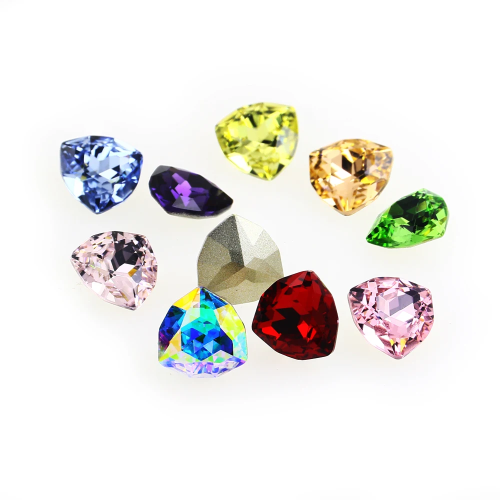 Искусственная и стразы аппликация 12 мм полуквадратные Стразы стеклянные камни