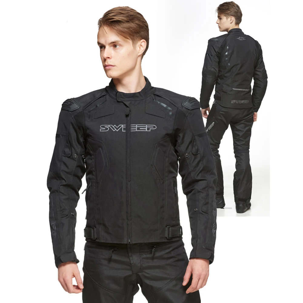 

Черная мотоциклетная Мужская куртка Chaqueta, мотоциклетная куртка, защитное снаряжение для езды, ветрозащитная гоночная куртка