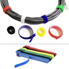 50 шт., 6 цветов, нейлоновый органайзер для кабелей