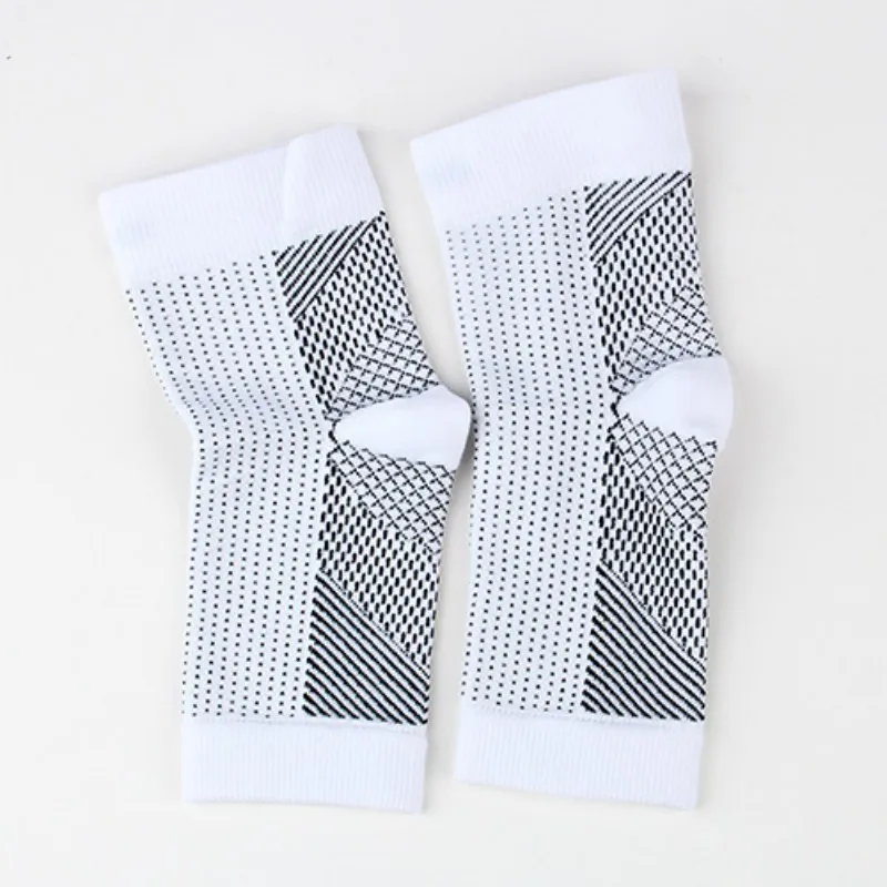 

A Pair 3 Colors Ankle Support Brace Elastic Anti-fatigue Compression Wrap Sleeve Sports Relief Pain Foot Protector For Ankles