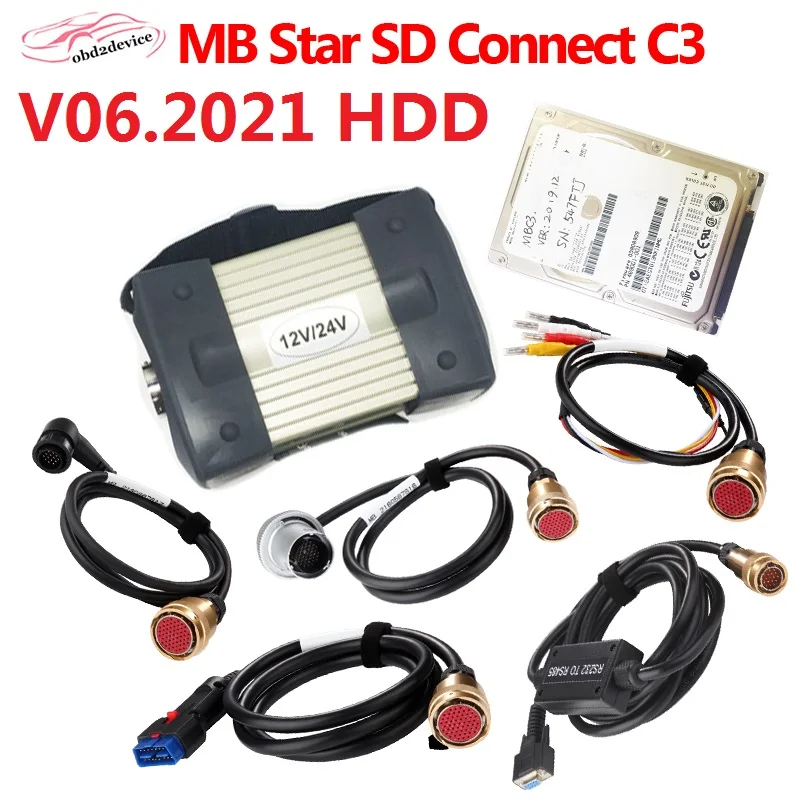 Новый диагностический инструмент MB STAR C3 программное обеспечение для бесплатной