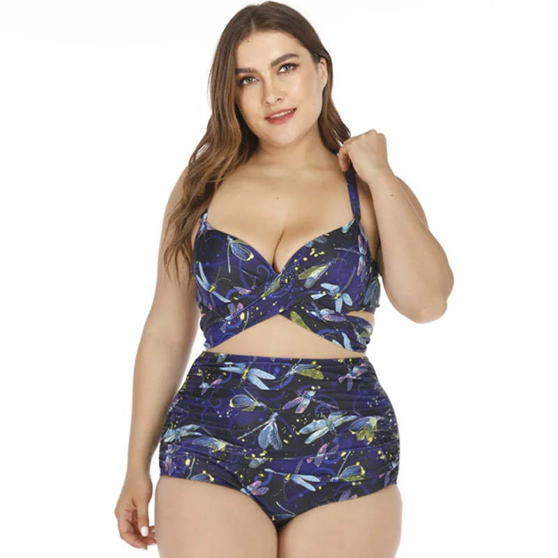 Женский купальник-бикини с пуш-ап бандажный комплект бикини летние пляжные