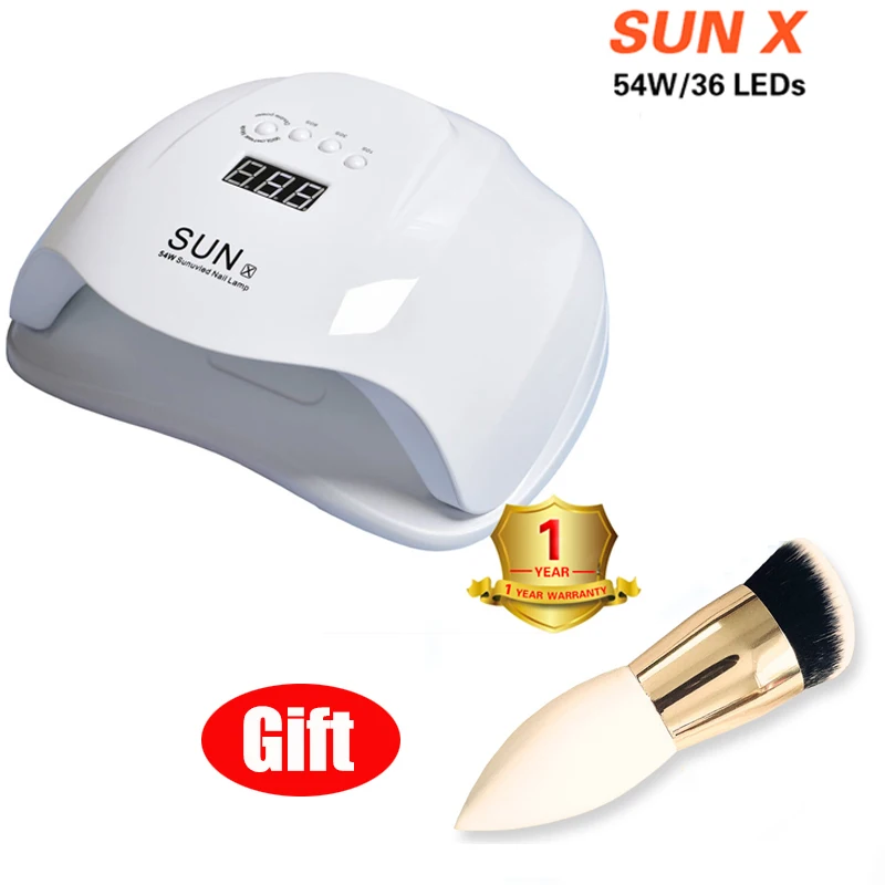 sun x 54 Вт/48 Вт Солнечная X ледяная лампа, Сушилка для ногтей, УФ светодиодный светильник, гелевая лампа для маникюра, сушка лака для ногтей, светодиодный светильник для маникюра - Цвет: sun x