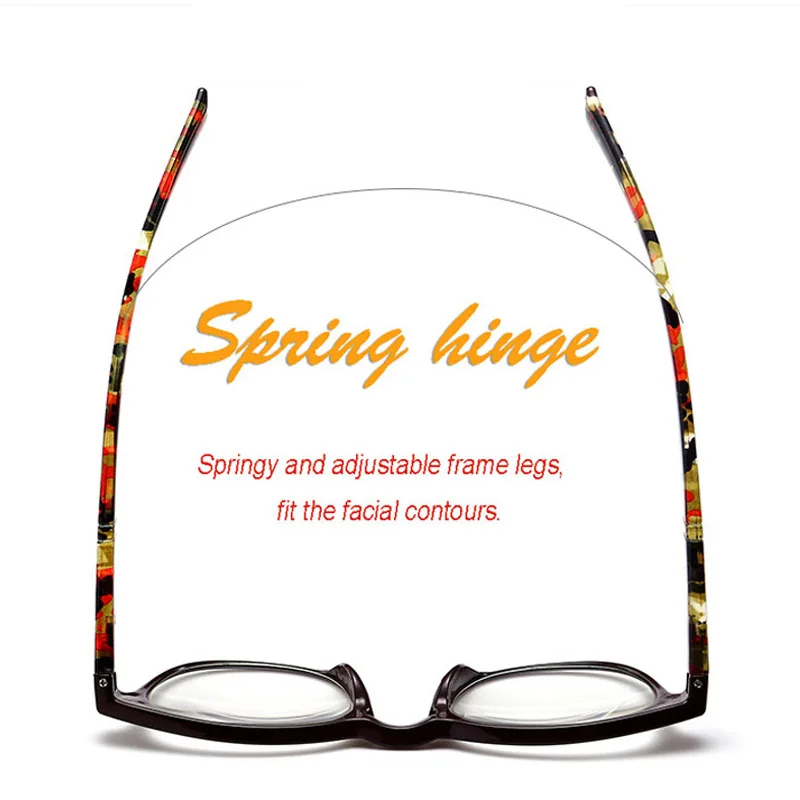 Для женщин очки для чтения круглый рамки фиолетового синего черного далеко