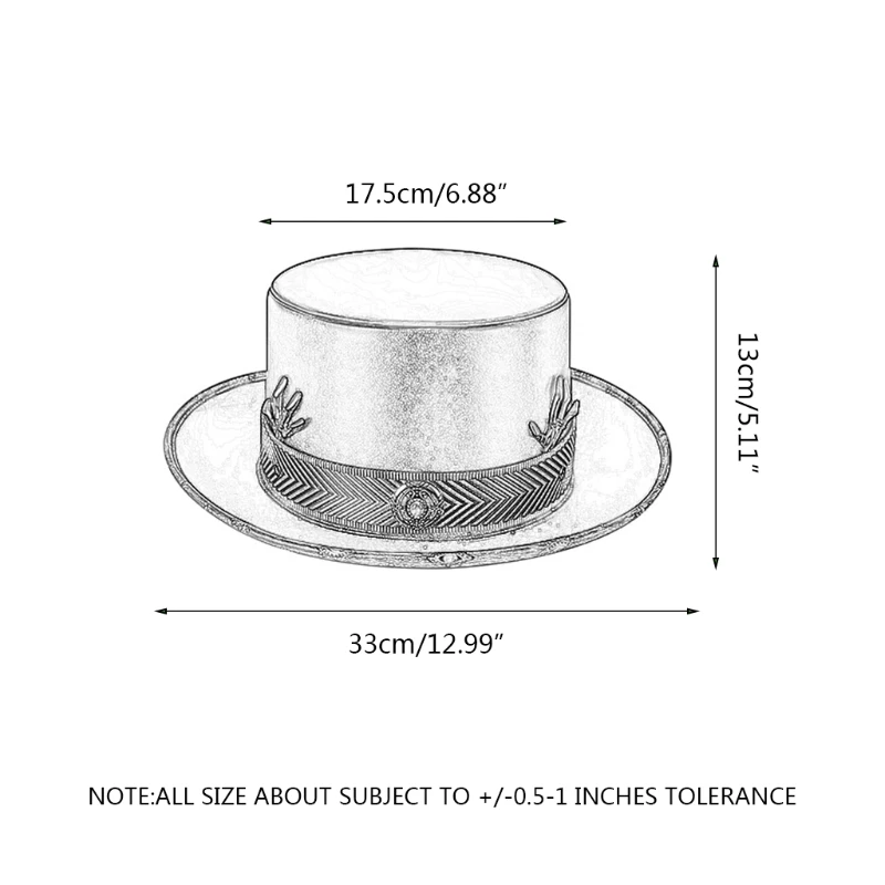 Маскарадная шляпа для мужчин и женщин мужская кожаная ретро-шляпа косплея в